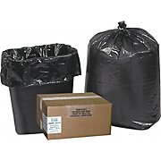 55-60 Gallon 1.25 mil. Black 38 x 58 Re-Claim Can Liners  100/Ct THUMBNAIL