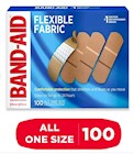 ADHESIVE BANDAGES, BAND-AID, FLEXIBLE FABRIC, 1" X 3", 100/BX THUMBNAIL