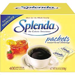 Artificial Sweeteners, Splenda Sweetener 400/Bx  LARGE