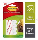 HANGING STRIPS, COMMAND, VALUE PACK, WHITE, 12 STRIPS THUMBNAIL