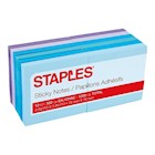 STICKY NOTES, STAPLES, 3" X 3", 100 SHEETS/PAD, 12 PADS/CT THUMBNAIL
