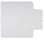 CHAIR MAT, LOW PILE, WITH LIP, CLEAR, 45" X 53" THUMBNAIL
