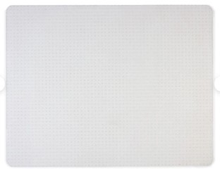 CHAIR MAT, FLAT PILE, CLEAR, 46" X 60" LARGE