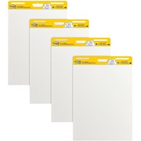 EASEL, STICKY, PAD, POST-IT, 25" X 30", 30 SHEETS/PAD, 4 PADS/CT MAIN