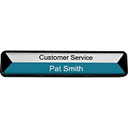 Advantus Do-It-Yourself Signs Wall/Door Rectangular Black 1 7/8 H x 9 3/8 W  THUMBNAIL