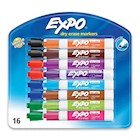 DRY ERASE MARKERS, EXPO, CHISEL TIP, ASSORTED COLORS, 16/CT THUMBNAIL