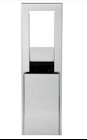 TRASH CAN, RECESSED, STAINLESS STEEL, GEORGIA PACIFIC, 7 GALLON THUMBNAIL