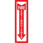 SIGN, COSCO, "FIRE EXTINGUISHER", ADA, GLOW IN THE DARK, 4"W X 13"H THUMBNAIL