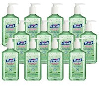 HAND SANITIZER, PURELL ADVANCED, SOOTHING GEL, FRESH SCENT, 12 OZ, 12/CT MAIN