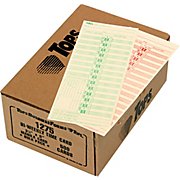 Time Cards, Tops Time Cards Bi-Weekly 3 1/2 x 9 500/Bx  THUMBNAIL