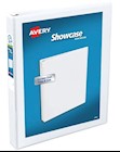 BINDER, 3 RING, AVERY, SLANT RING, 1", WHITE THUMBNAIL