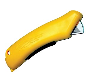 UTILITY KNIFE, CREWSAFE, SAFETY, YELLOW, 6/CT LARGE
