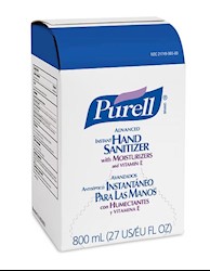 HAND SANITIZER, PURELL ADVANCED, GEL, REFILL, 800 ML LARGE