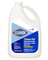 CLEANER, "CLEAN-UP" BY CLOROX COMMERCIAL WITH BLEACH, ORIGINAL, 1 GL REFILL BOTTLE MAIN