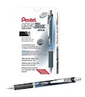 PENS, GEL, RETRACTABLE, PENTEL, NEEDLE TIP, MEDIUM POINT, BLACK INK, 12/CT THUMBNAIL