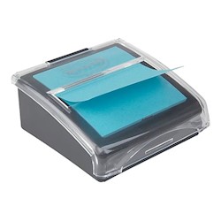 STICKY NOTE DISPENSER, 3" X 3", BLACK LARGE