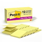 STICKY NOTES, POST-IT, 3" X 3", YELLOW, 90 SHEETS/PAD, 12 PADS/CT THUMBNAIL
