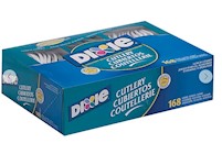 ASSORTED CUTLERY, PLASTIC, DIXIE, COMBO, WHITE, 168/CT THUMBNAIL