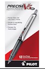 PENS, ROLLERBALL, RETRACTABLE, PILOT V5 RT, EXTRA FINE POINT, BLACK INK, 12/CT THUMBNAIL