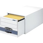 FILE DRAWERS, BANKERS BOX, LETTER SIZE, WHITE/BLUE, 6/CT THUMBNAIL