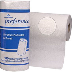 PAPER TOWELS, KITCHEN ROLLS, PACIIC BLUE, 2-PLY, 100 SHEETS/ROLL, 30 ROLLS/CT LARGE