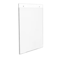 SIGN HOLDER, 8.5" X 11", CLEAR PLASTIC MAIN