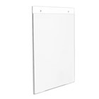 SIGN HOLDER, 8.5" X 11", CLEAR PLASTIC THUMBNAIL