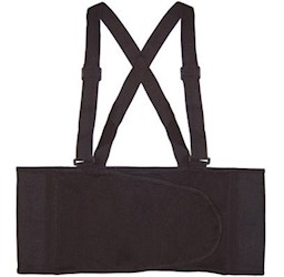 Husky Large Black Back Support Work Belt LARGE