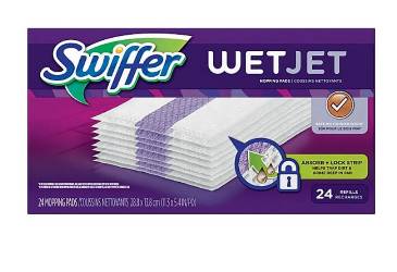 Cloths, Swiffer Wet Jet Refills, 24/bx LARGE