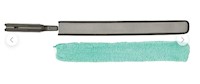 DUSTER REFILL, RUBBERMAID, HYGEN, MICROFIBER, GREEN, 22" MAIN