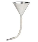 FUNNEL, GALVANIZED STEEL, 1 QT, 5.75" DIAMETER, FLEXIBLE SPOUT THUMBNAIL