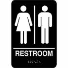 SIGN, COSCO,  MEN & WOMEN, INDOOR, RESTROOM, 5.5" X 8.8", 2/PK THUMBNAIL