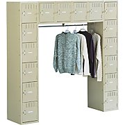 Lockers, Tennsco 16-Person Locker Medium Sand THUMBNAIL