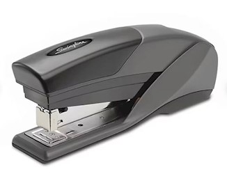 STAPLER, SWINGLINE, EZTOUCH DESKTOP, 20 SHEET CAPACITY, STAPLES INCLUDED, BLACK LARGE