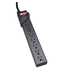 SURGE PROTECTOR, 7-OUTLET, TRIPP LITE, 1000 JULES, 12' MAIN