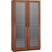Safco Literature Organizers with Doors 60-Compartment Cherry THUMBNAIL