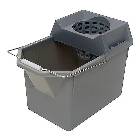 BUCKET W/STRAINER, RUBBERMAID, GRAY, 15 QT, 17" X 10-1/2" X 12" THUMBNAIL