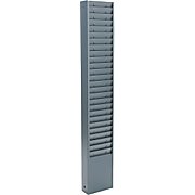 Card Rack, Buddy 25-Pocket Time Card Rack 7 High Pocket Steel Gray  MAIN