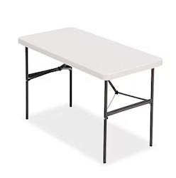 TABLE, FOLDING, GREY, 4' X 2' LARGE