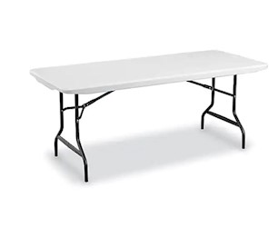 TABLE, FOLDING, GREY, 6' X 29" LARGE