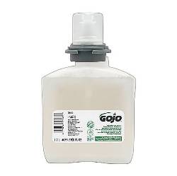 HAND SOAP, FOAMING, GOJO TFX GREEN SEAL CERTIFIED, REFILL, UNSCENTED, 1200 ML LARGE