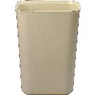Fire-Resistant Wastebasket Beige 40 Quart THUMBNAIL