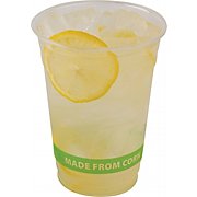 16 oz, Clear, Eco-Products GreenStripe Compostable Cold Cups Clear 16 oz. 50/Pk  THUMBNAIL