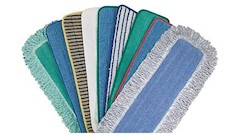 FLOOR PADS, WET MOP, DUST MOP, HIGHLY ABSORBANT, MICROFIBER, HOOK & LOOP STRIPS, 18" THUMBNAIL