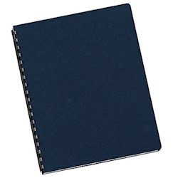PRESENTATION COVERS, FELLLOWES FUTURA, OVERSIZE, 8.75"W X 11.25"H, NAVY BLUE, 25/CT LARGE