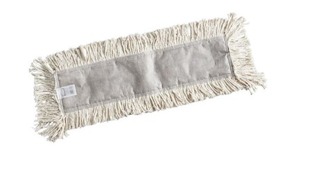 DUST MOP HEAD, RUBBERMAID, CUT END, WHITE, 24" LARGE