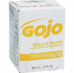 ANTIMICROBIAL, GOJO® GOLD &KLEAN LOTION SOAP, FRESH BALSAM SCENT, UNIVERSAL REFILL, 800 ML LARGE