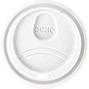 Lids, Hot Beverage, 8 oz Dixie Hot Cup Dome Lids, White, 1,000/Ct  THUMBNAIL