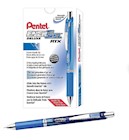 PENS, GEL, RETRACTABLE, PENTEL, NEEDLE TIP, FINE POINT, BLUE INK, 12/CT THUMBNAIL