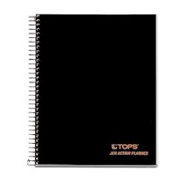 NOTEBOOK, PROJECT RULED, 6.73" X 8.5", BLACK, 100 SHEETS MAIN